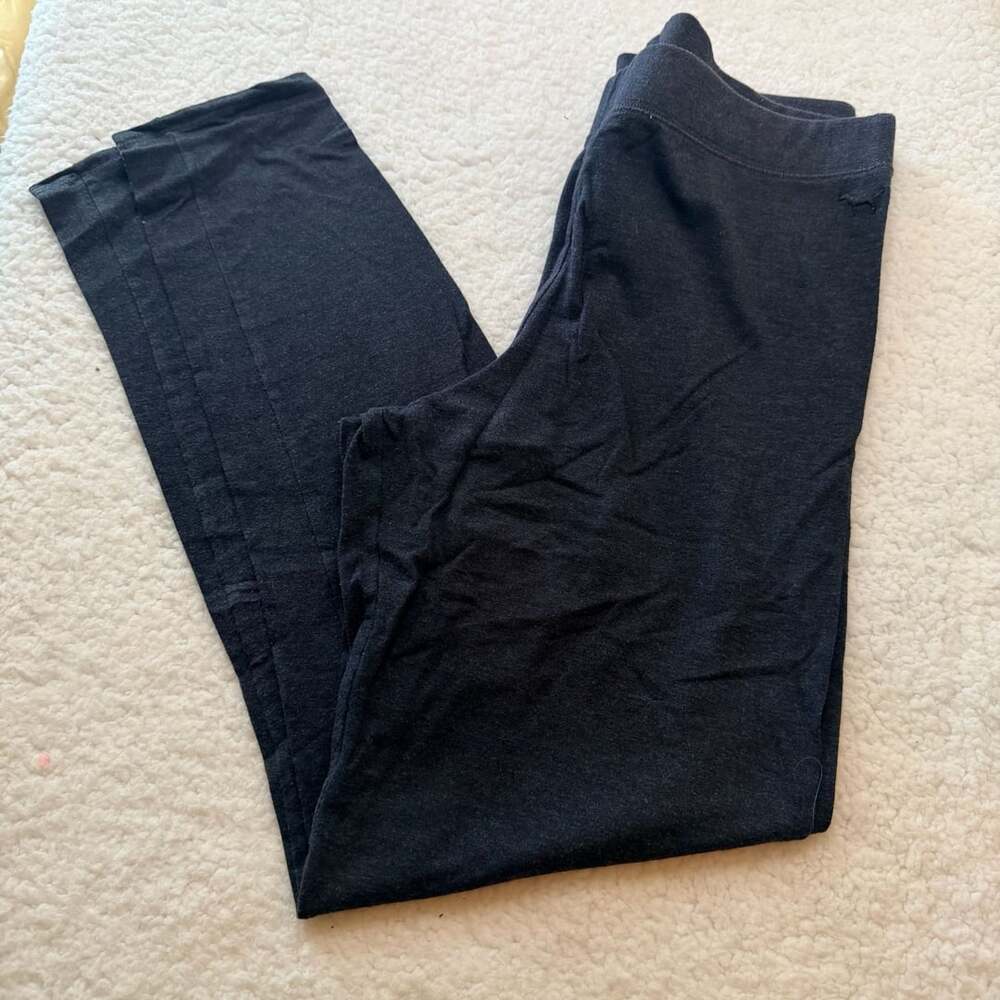 Pink Victoria's Secret Black Yoga Pants